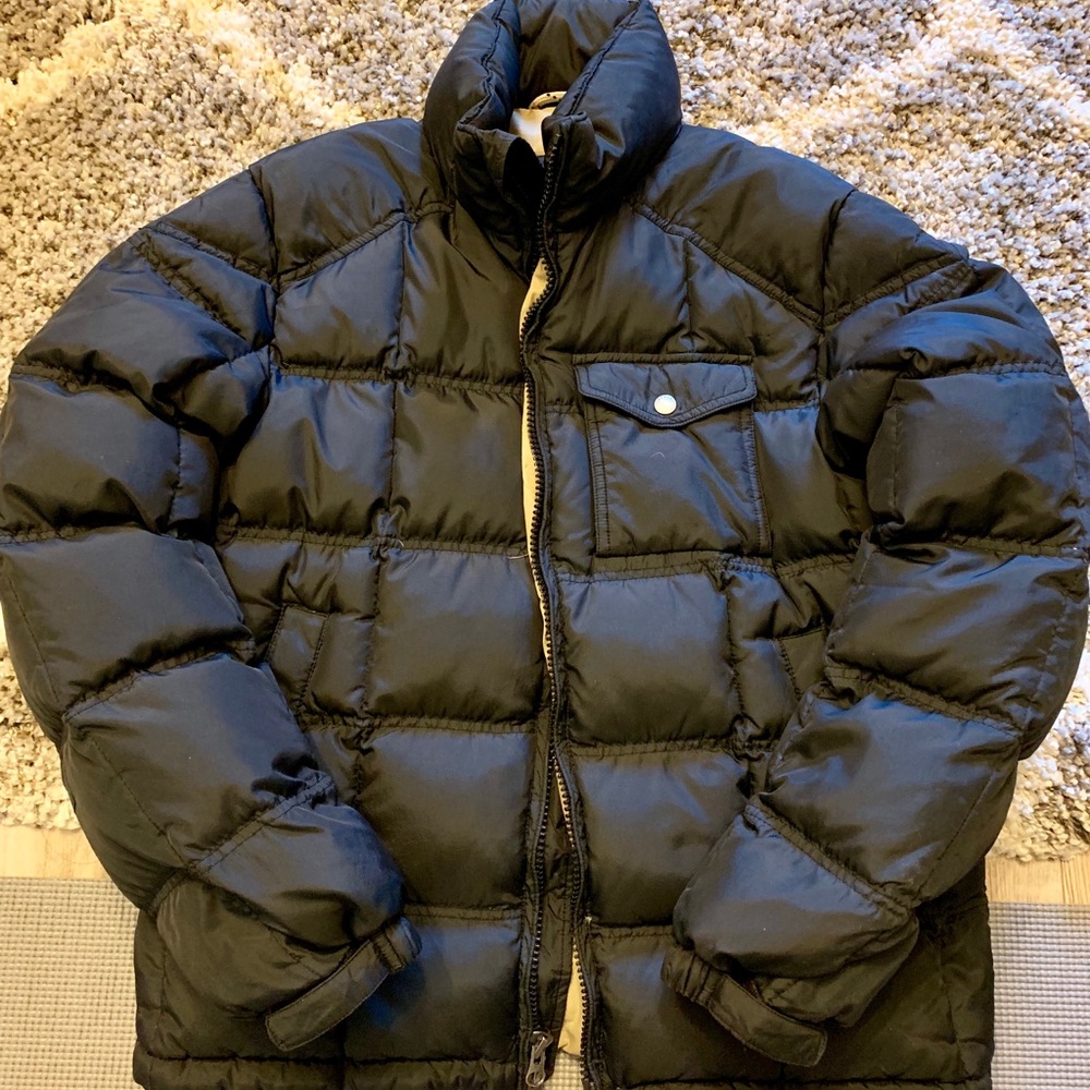 Jcrew expedition down jacket in navy size M